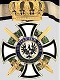 Croce dell'Ordine dei Cavalieri di Hohenzollern, .